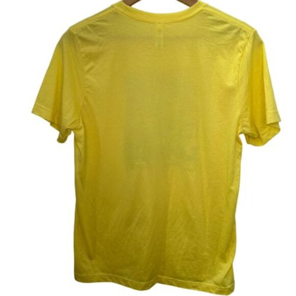 NEW Tents Are For Losers Boujee Camper T-Shirt Yellow Black Short Sleeve LARGE - Picture 2 of 6